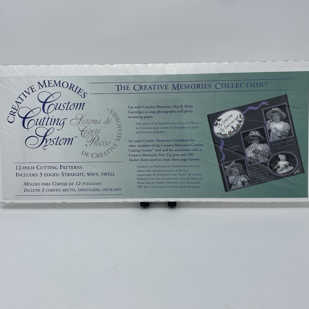 Creative Memories Custom Cutting System 12" 3 Edges Straight Wavy Swell NIB‎ NOS